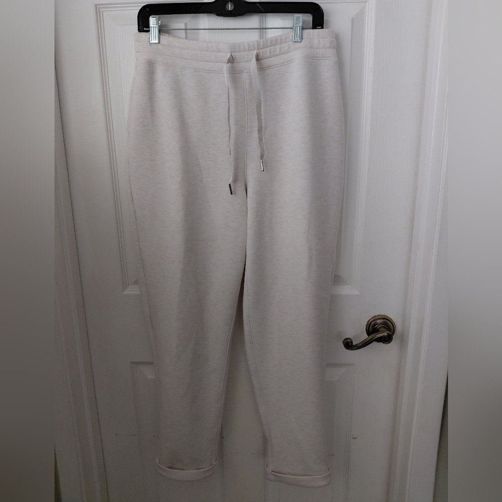 Spanx Air Essentials Beige Cream Drawstring Taper… - image 1